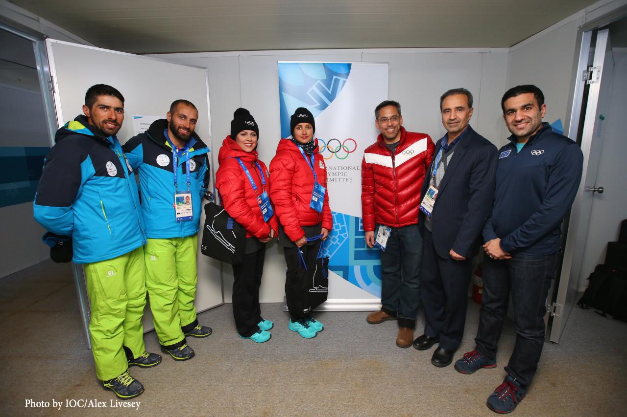 گلکسی نوت 8 ویژه المپیک زمستانی 2018 به ورزشکاران ایرانی اهدا شد 