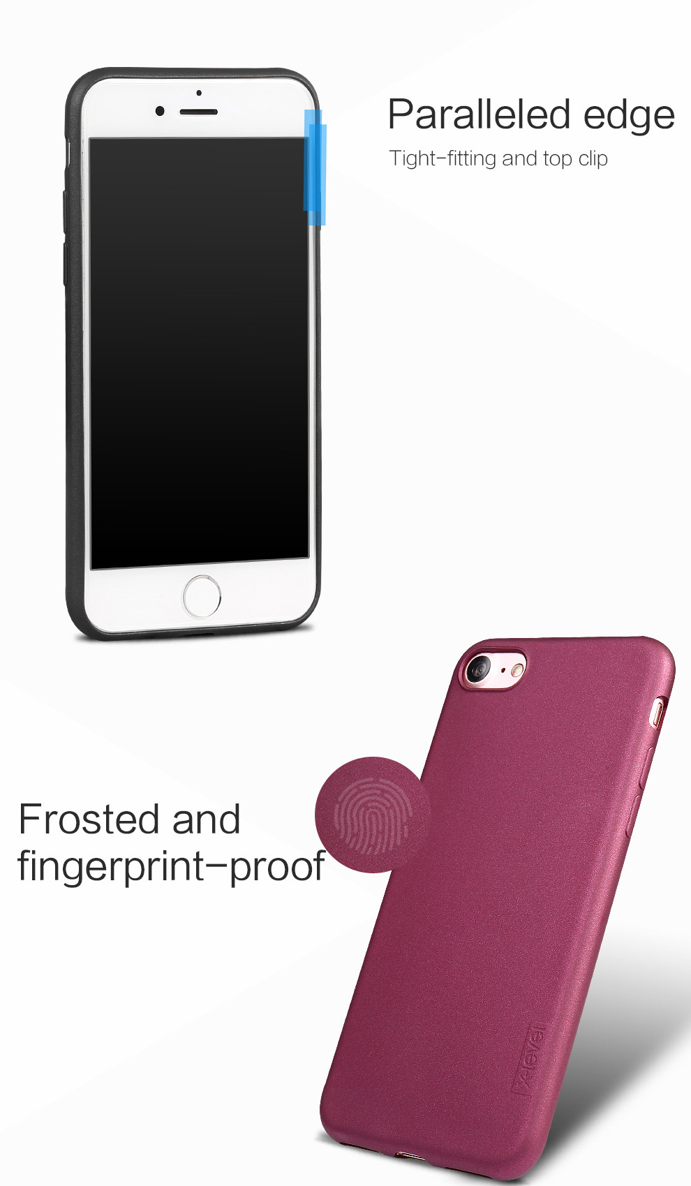 قاب ژله ای گوشی x-level case | iphone 7