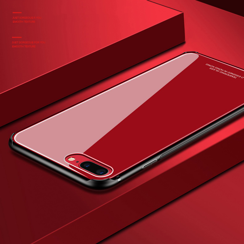 قاب شیشه ای گوشی Makavo Glass case | iphone 7 plus