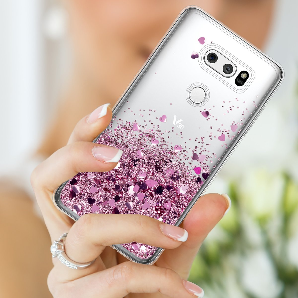 قاب آکواریومی گوشی Liquid glitter case | LG V30