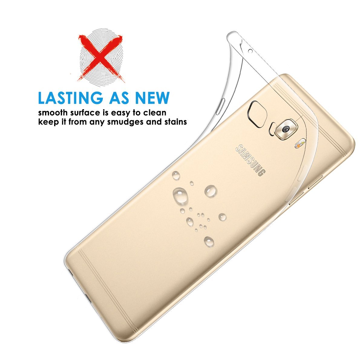 قاب ژله ای شفاف گوشی USAMS transparent case | Galaxy C9 Pro