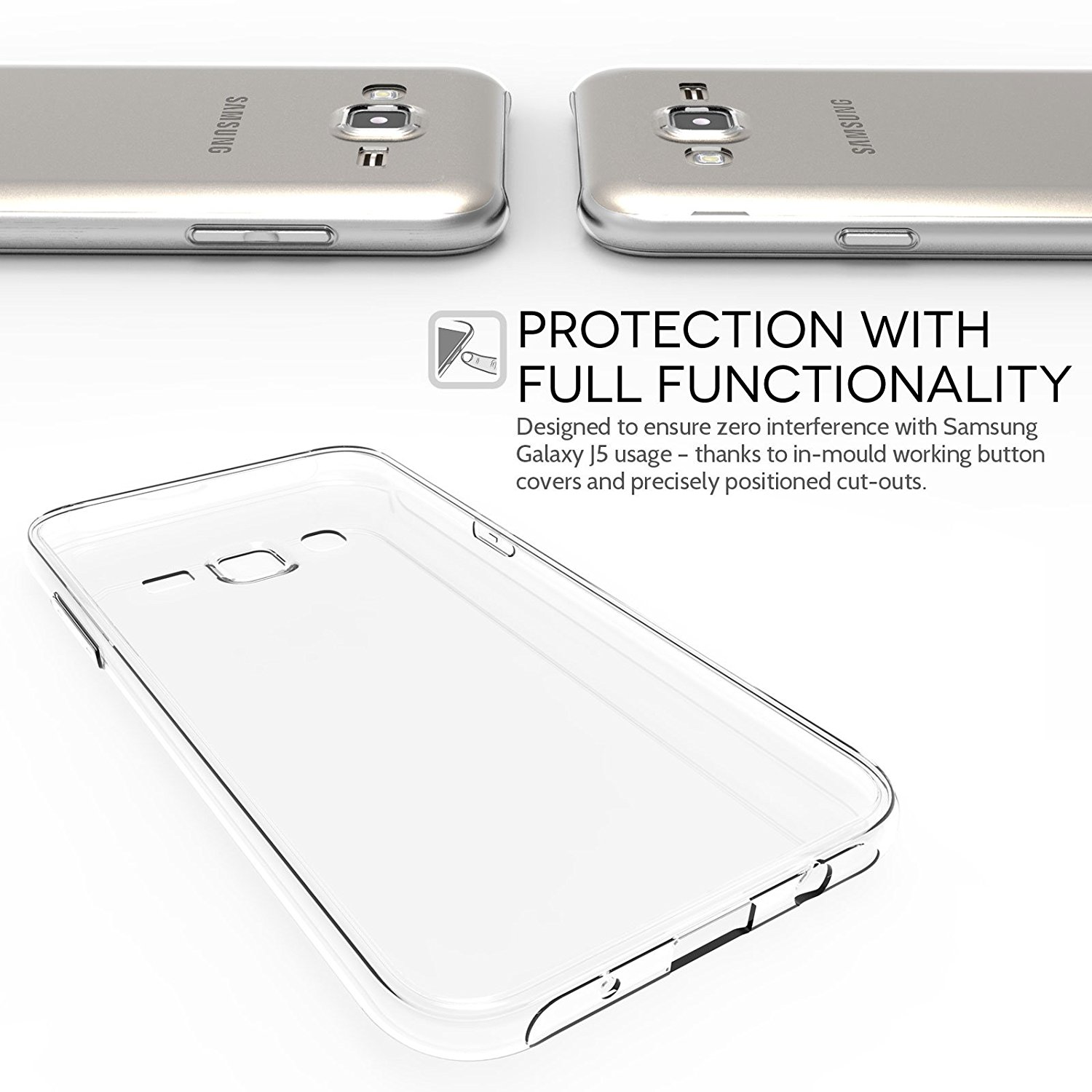 قاب ژله ای شفاف گوشی USAMS transparent case | j7 core