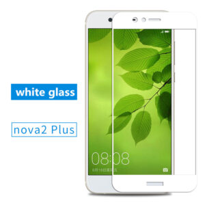 محافظ صفحه نمایش شیشه ای با پوشش قسمت منحنی 5D full glass | Nova 2 Plus