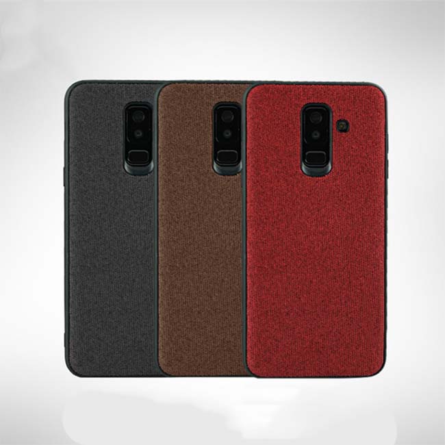 قاب محکم طرح کتان Toraise cotton case | Galaxy A8 Plus 2018