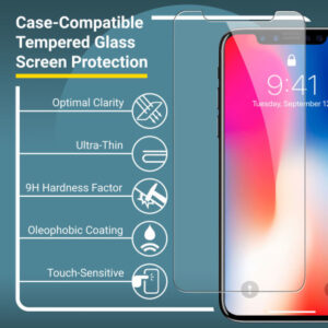 محافظ صفحه نمایش شیشه ای Remax glass | iphone X