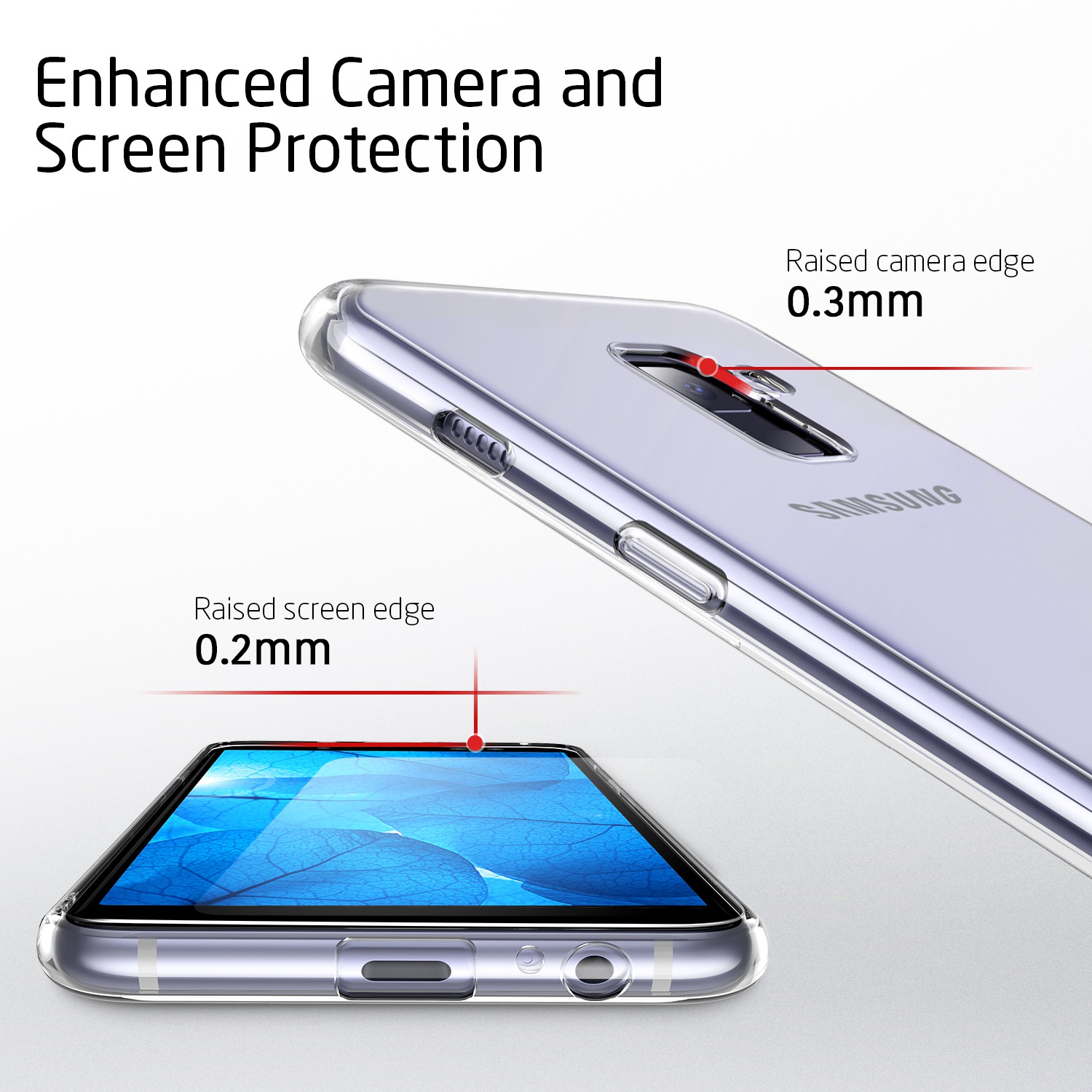 قاب ژله ای شفاف گوشی USAMS transparent case | Galaxy A8 2018