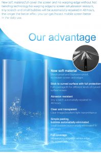محافظ صفحه نمایش نانو منحنی بلک بری CAFELE Nano Glass | BlackBerry Priv