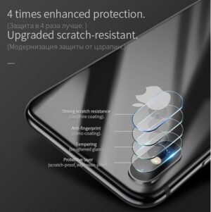 محافظ شیشه ای لنز دوربین Baseus Camera Lens Tempered Glass | iphone x