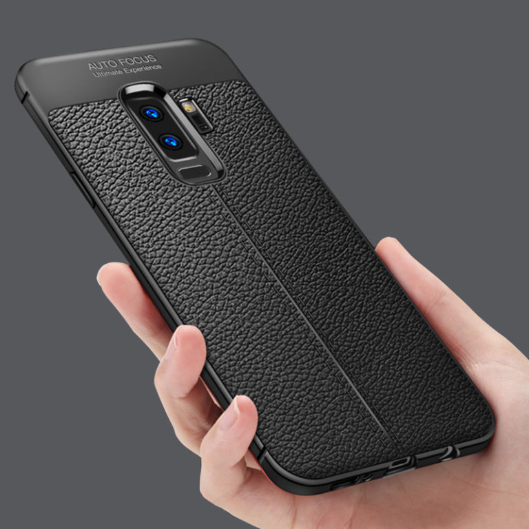 قاب طرح چرم گوشی سامسونگ AutoFocus leather case | Galaxy S9