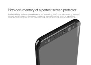 محافظ صفحه نمایش شیشه ای با پوشش کامل قسمت منحنی 3D CP + Max full glass | Galaxy S9
