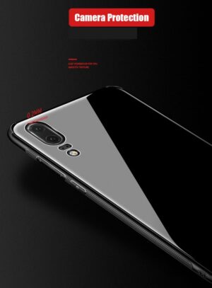 قاب محکم پشت گلس هواوی Makavo Tempered Glass case | Huawei P20 Pro