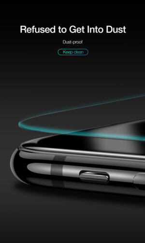محافظ صفحه نمایش رنگی نانو فول سایز اپل CAFELE Nano glass | iphone x