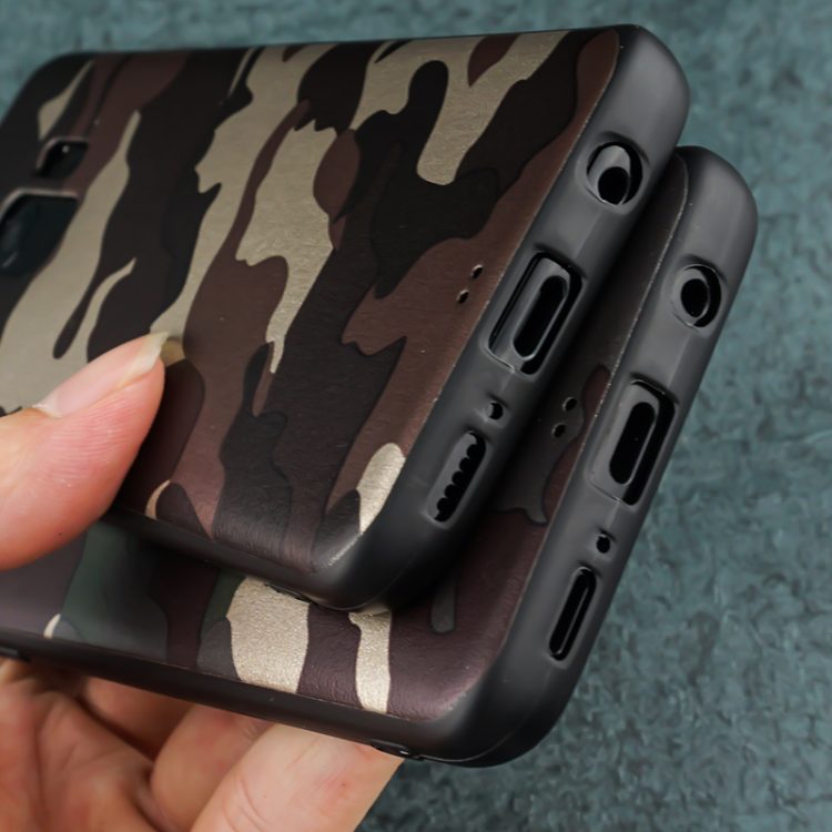 قاب طرح چریک ارتشی سامسونگ Lack camouflage Army case | Galaxy S9