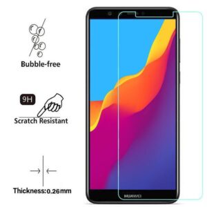 محافظ صفحه نمایش LCD شیشه ای هواوی Remax 9H tempered glass | Y6 Prime 2018