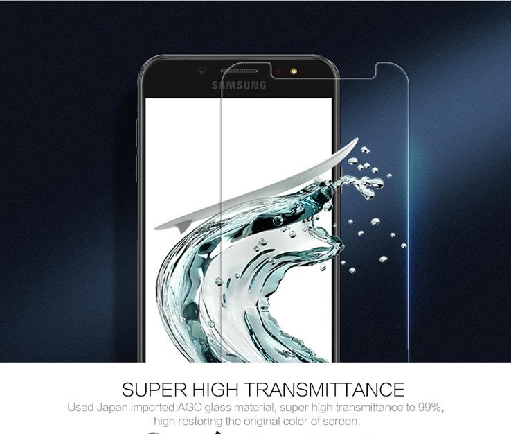 محافظ صفحه نمایش شیشه ای Remax 9H tempered Screen Glass | Galaxy j7 Plus