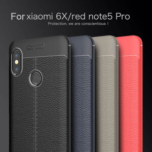 قاب محکم طرح چرم گوشی شیائومی ردمی AutoFocus leather case | Redmi Note 5 Pro