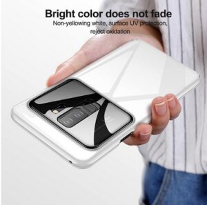 قاب محافظ شیشه ای گوشی سامسونگ Bakeey Glass Lens Hard PC Case | S9 Plus