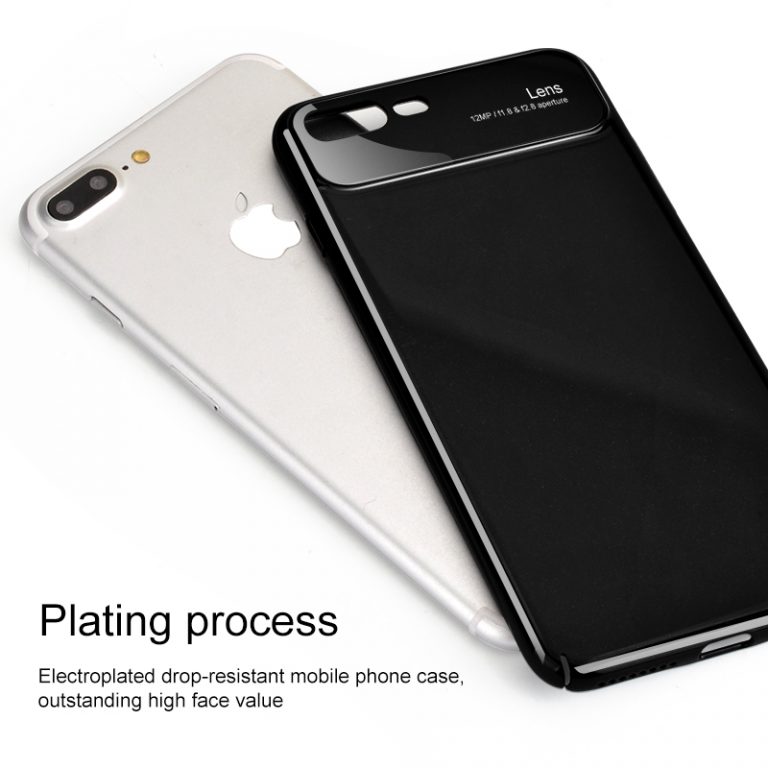 قاب محافظ شیشه ای گوشی اپل Luxury Glass Lens Hard Case Iphone 8 Plus موب خرید 