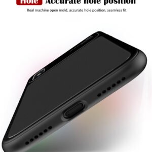 قاب محافظ سیلیکونی گوشی اپل Bakeey silicone Lens glass Case | iphone x