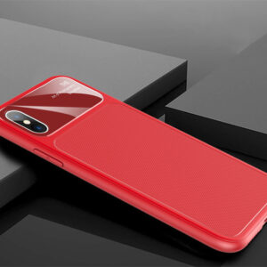 قاب محافظ سیلیکونی گوشی اپل Bakeey silicone Lens glass Case | iphone x