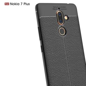 قاب محکم طرح چرم گوشی نوکیا Auto Focus case | Nokia 7 Plus