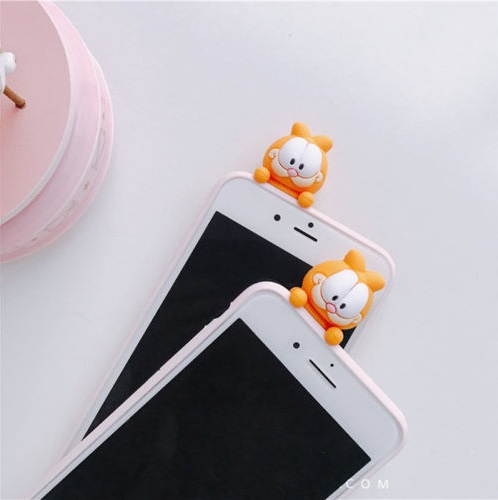 قاب عروسکی گارفیلد گوشی های سامسونگ 3D Cute Toy Cartoon Case | Samsung Phones 