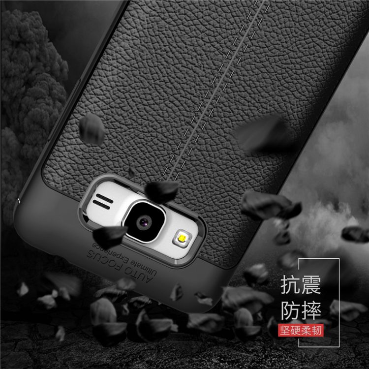 قاب محکم طرح چرم گوشی سامسونگ Auto Focus Leather case | Galaxy j3 2016