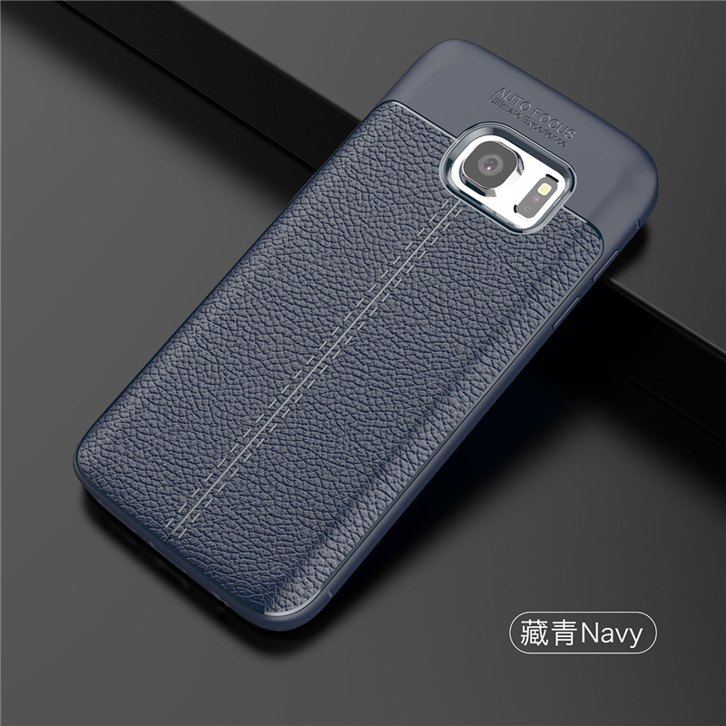قاب محکم طرح چرم گوشی سامسونگ Auto Focus Leather case | Galaxy S7