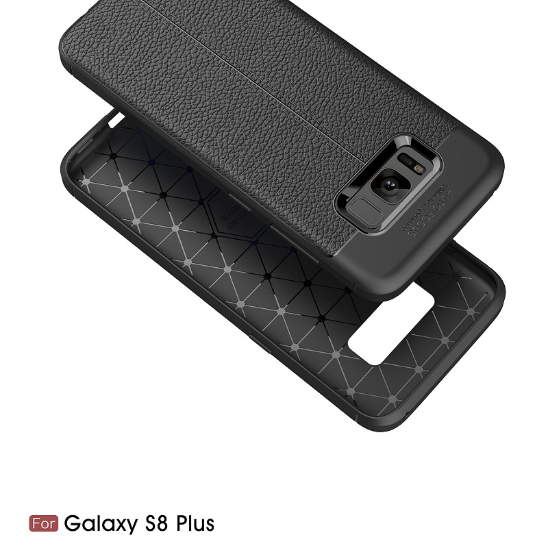 قاب محکم طرح چرم گوشی سامسونگ گلکسی Auto Focus case | Galaxy S8 Plus