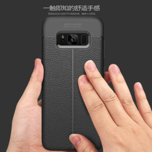 قاب محکم طرح چرم گوشی سامسونگ گلکسی Auto Focus Leather case | Galaxy S8