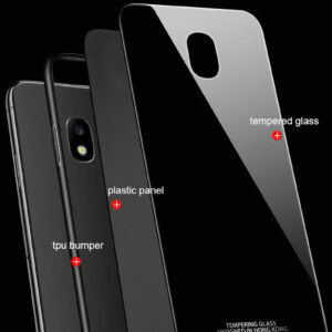 قاب پشت گلس سامسونگ Makavo Glass case | Galaxy j7 Pro