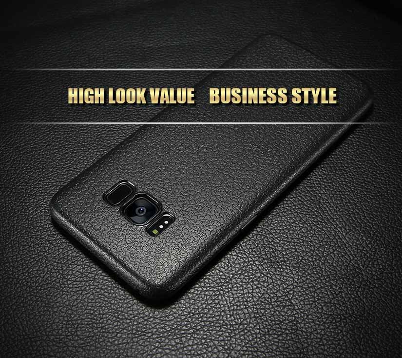 قاب محافظ سامسونگ Baseus Thin Leather Skin Case | Galaxy S8 Plus