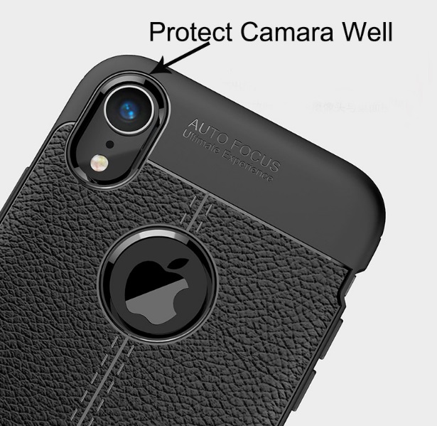 قاب محافظ طرح چرمی اپل Auto Focus Case | iphone XR