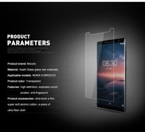 محافظ شیشه ای صفحه نمایش Remax Tempered Glass | Nokia 8 Sirocco