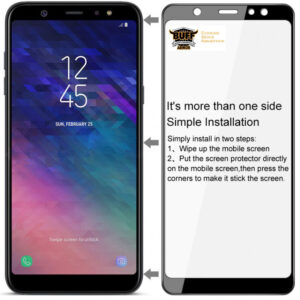 محافظ تمام چسب سامسونگ BUFF 5D Full Glass | Galaxy A6 2018