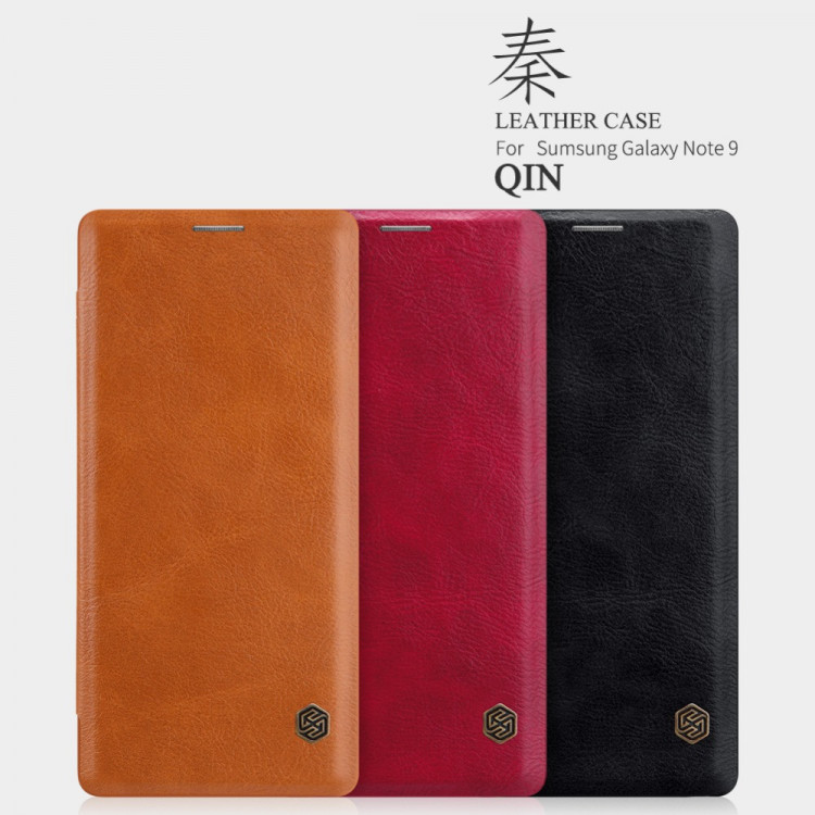 کیف چرمی نیلکین سامسونگ Nillkin Qin Series Wallet Cover | Galaxy Note 9