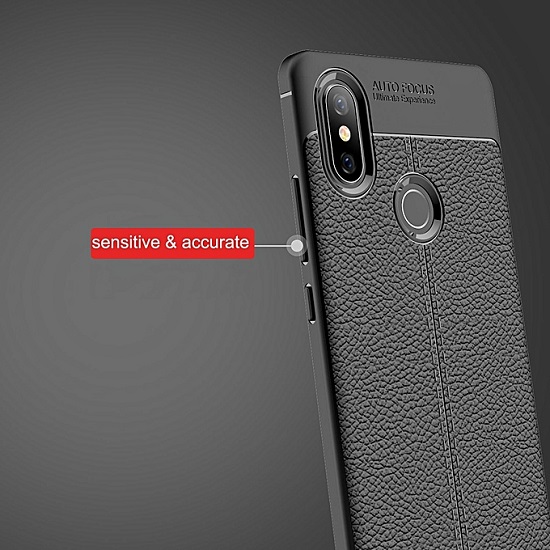 قاب طرح چرمی شیائومی Auto Focus Leather Case | Xiaomi Mi 8 SE