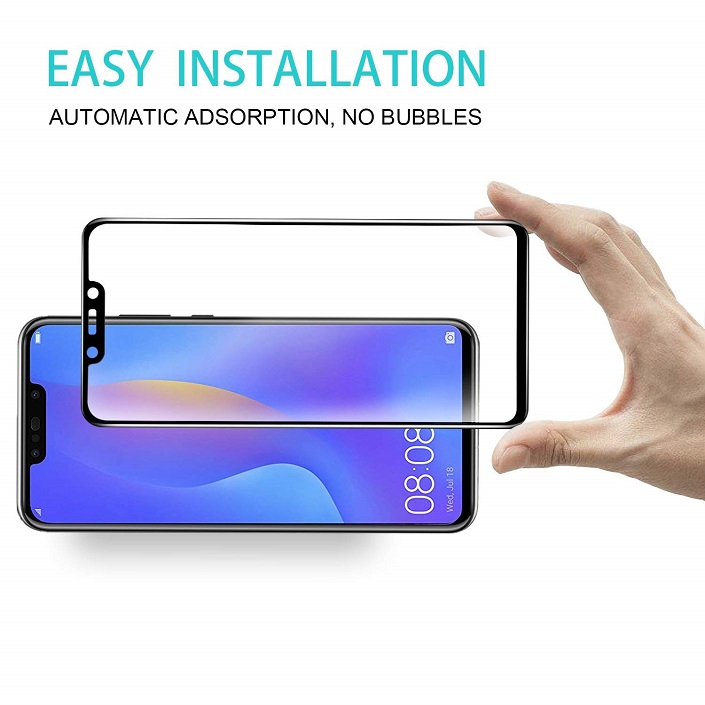 محافظ شیشه ای تمام چسب هواوی Film Full Glass Huawei Nova 3i | P Smart Plus