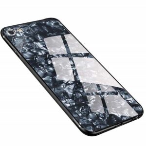 قاب شیشه ای طرح دار اپل Makavo Tempered Glass Marble Case | iphone 6