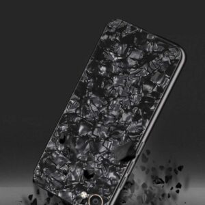 قاب شیشه ای طرح دار اپل Makavo Glass Marble Case | iphone 8