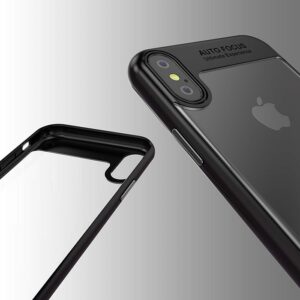 قاب محافظ اپل Auto Focus Tpu + Transparent PC Case | iphone XS Max