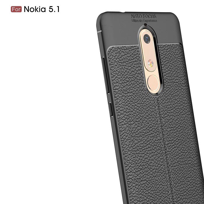 قاب محافظ اتو فوکوس نوکیا Auto Focus Leather Cover | Nokia 5.1