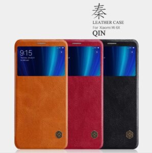 کیف چرمی نیلکین شیائومی Nillkin Qin Wallet Cover Mi 6X | Mi A2