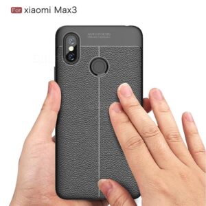 قاب محافظ شیائومی Auto Focus Leather Texture Cover | Xiaomi Mi Max 3