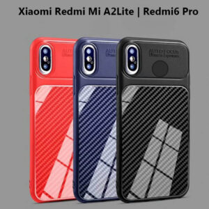 قاب محافظ شیائومی Auto Focus Fiber Carbon Case Xiaomi Redmi 6 Pro | Mi A2 Lite