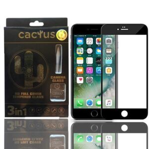 محافظ شیشه ای سه کاره گوشی آیفون CACTUS Full Cover 3 in 1 Glass | iphone 7