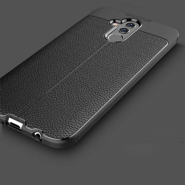 قاب محافظ گوشی هواوی Auto Focus Litchi Texture Case | Huawei Mate 20 Lite