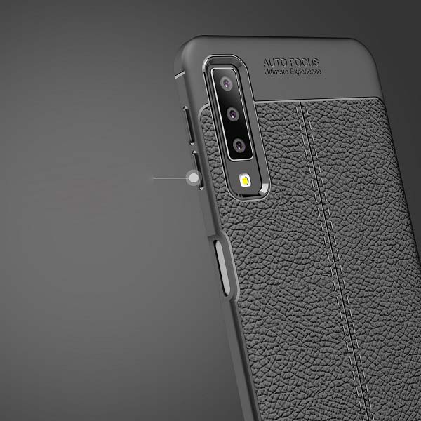 قاب محافظ سامسونگ Auto Focus Litchi Case Galaxy A7 2018 | A750