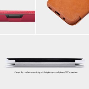 کیف چرمی نیلکین سامسونگ Nillkin Qin Series Wallet Cover | Galaxy S9