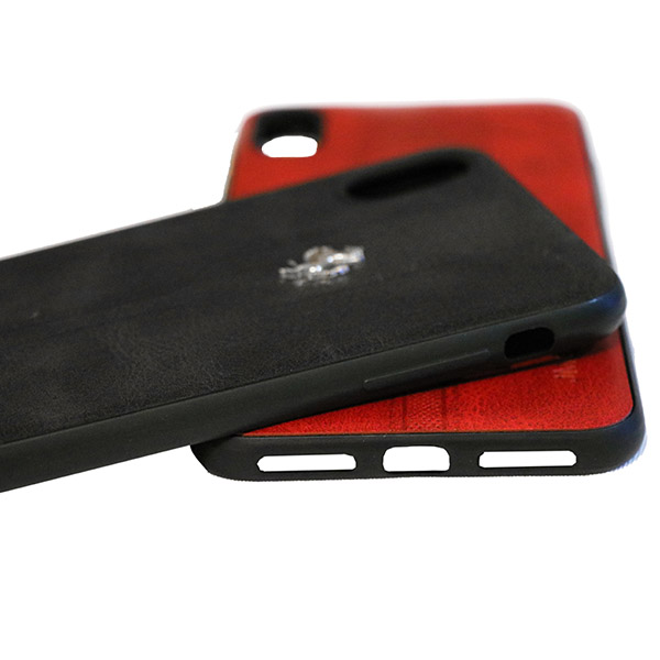 قاب محافظ چرمی آیفون JMC Leather Ferrari Case | iphone XS Max